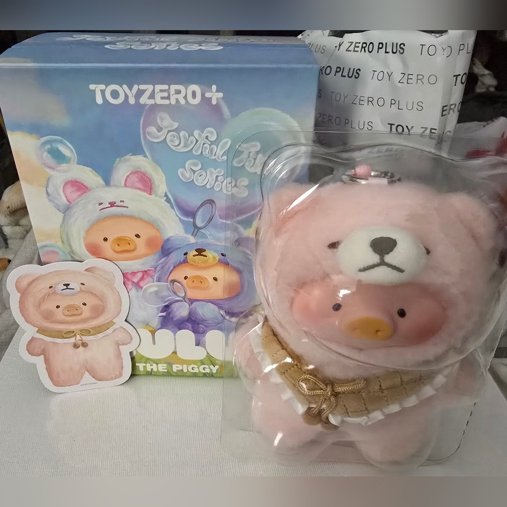 LULU The Piggy Joyful Times Series Plush Pendant "Sunshine Teddy" - Picture 9 of 13